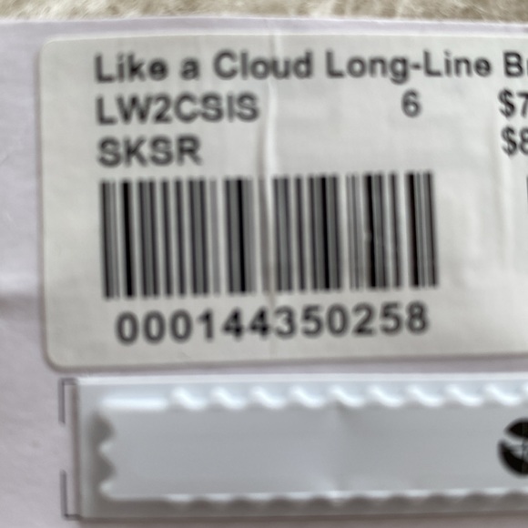 ❤️ Like a Cloud Longline Bra Light Support, B/C Cup Smoked Spruce Size 6 NWOT - Picture 5 of 6